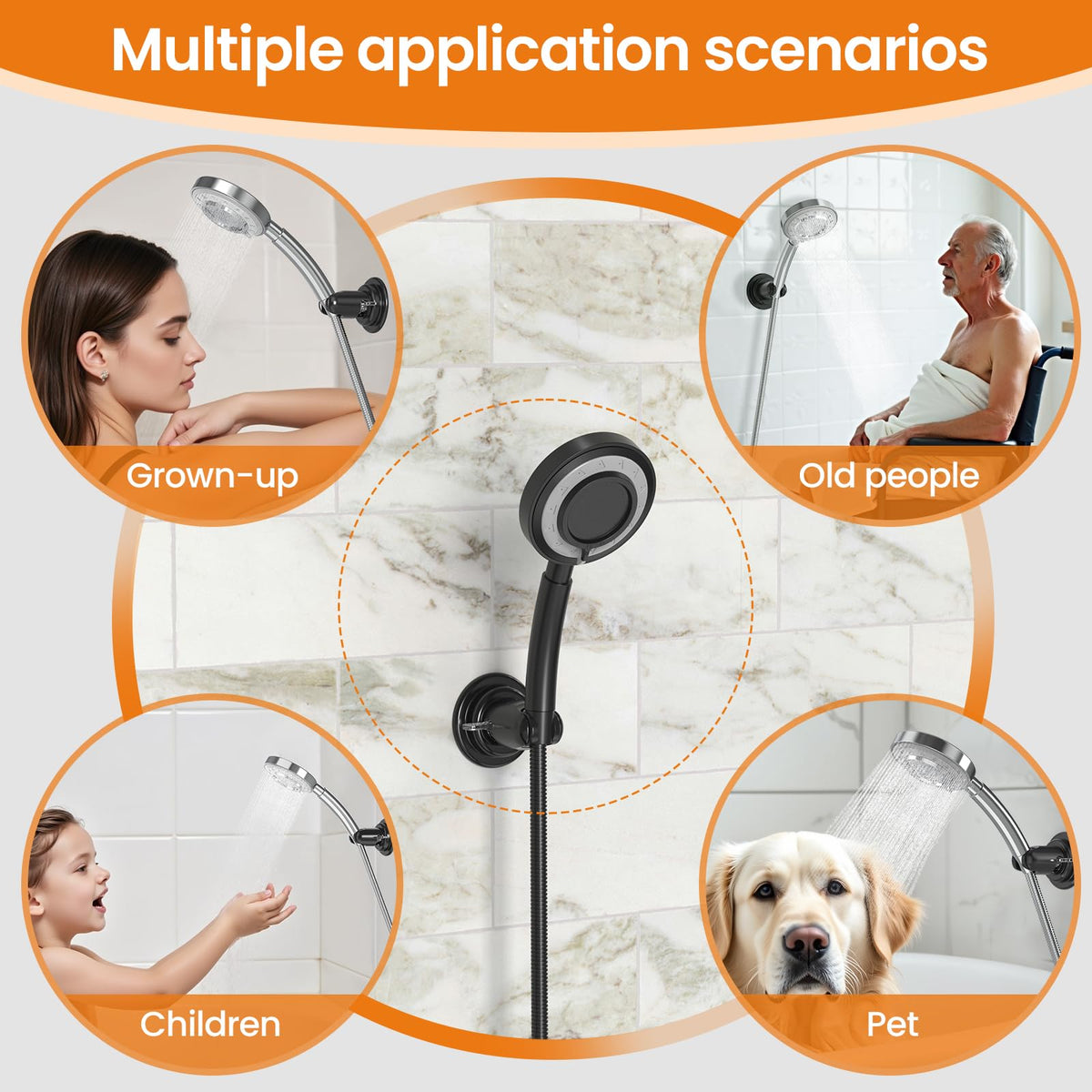 Sunschois tile and glass compatible mount for versatile use