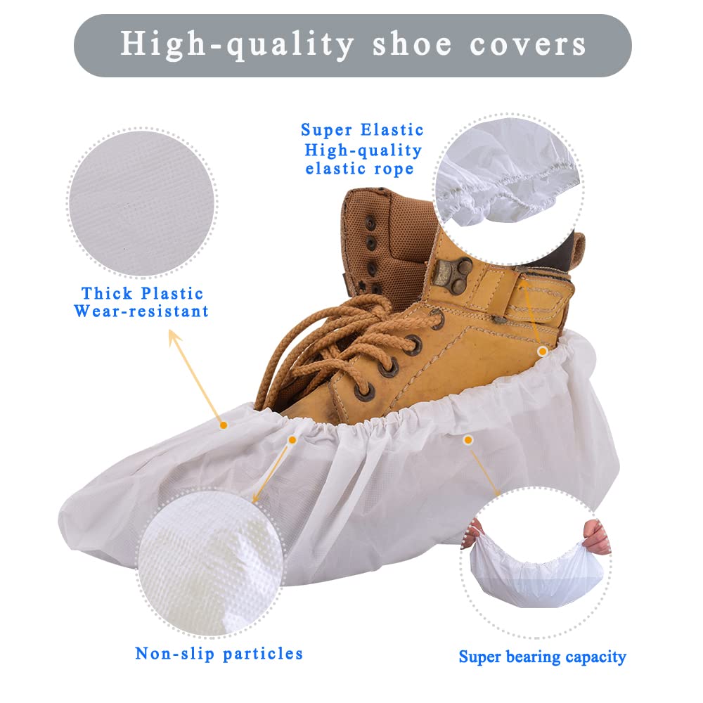 Sunshine Post waterproof non-slip shoe covers protect floors and shoes from spills