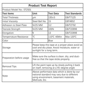 SUNSHINETOP blue painters tape for indoor and outdoor use protects surfaces during projects.