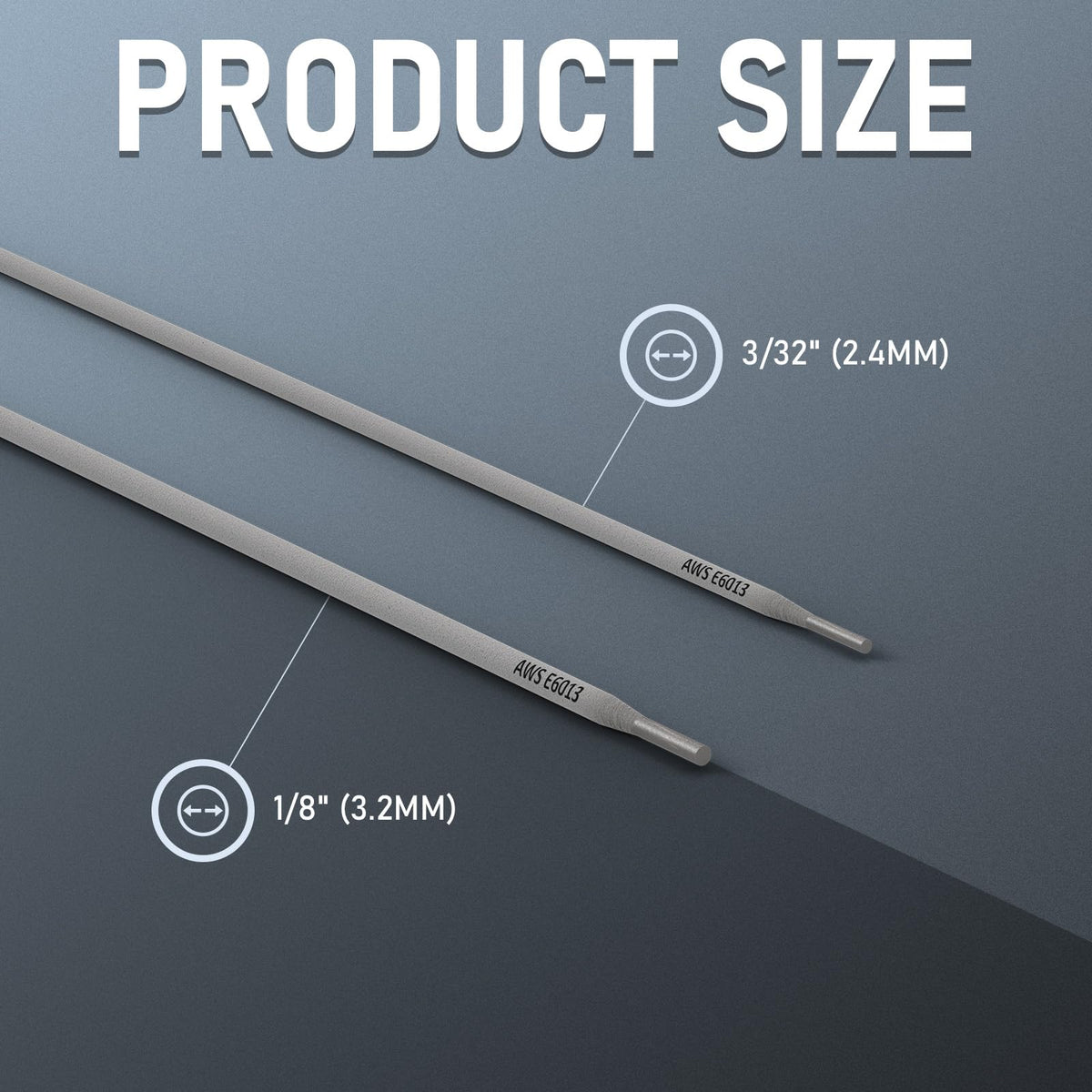 Sunstac E6013 all-position welding rod allows versatile joints in tight spaces.