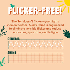 Sunsy Shine circadian-friendly light supports daily energy and restful evenings