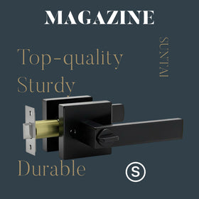 SUNTAI adjustable latch fits standard doors 1-3/8 to 1-3/4 inches
