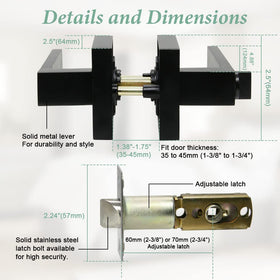 SUNTAI reversible lever for left or right handed doors
