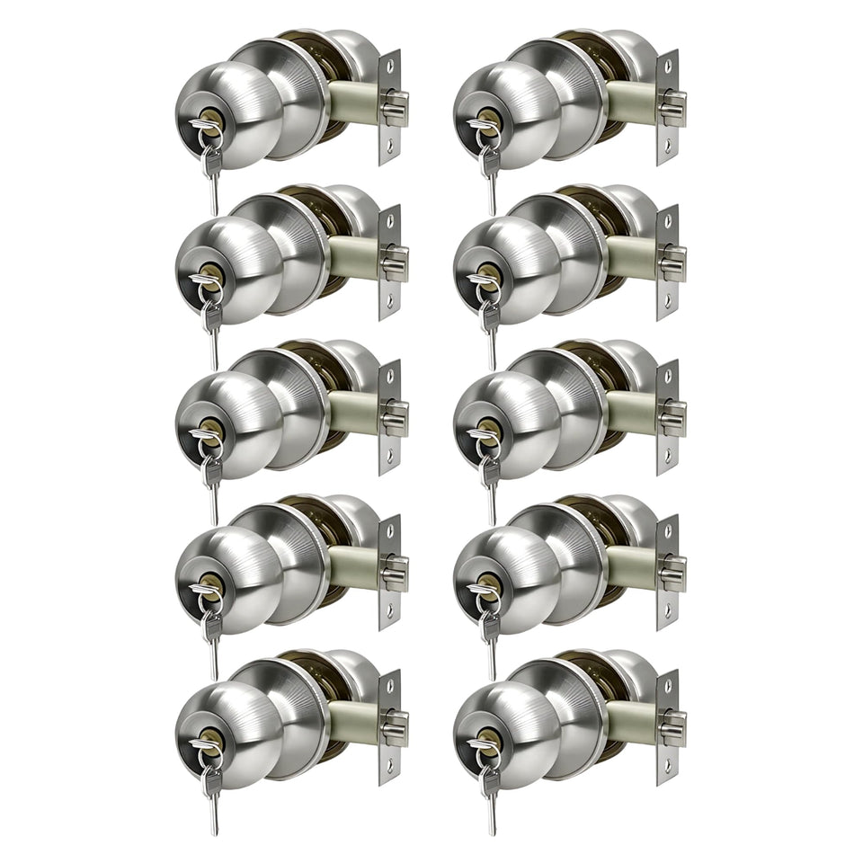 SUNTAI door knob with lock and keys for secure entry