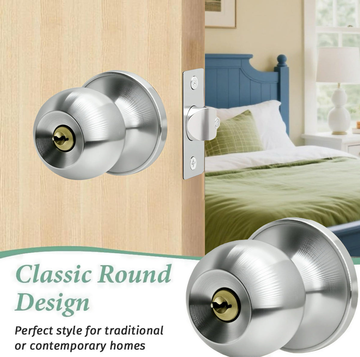 SUNTAI keyed-entry set with 5-pin brass cylinder
