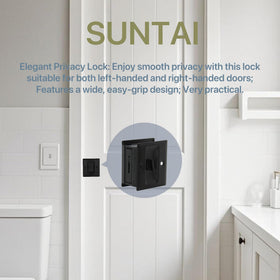 SUNTAI reversible pocket door lock for left or right-handed doors.
