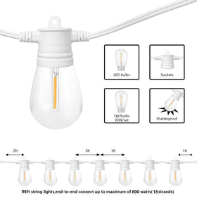 SUNTHIN 32 LED shatterproof bulbs provide durable, family-safe garden lighting