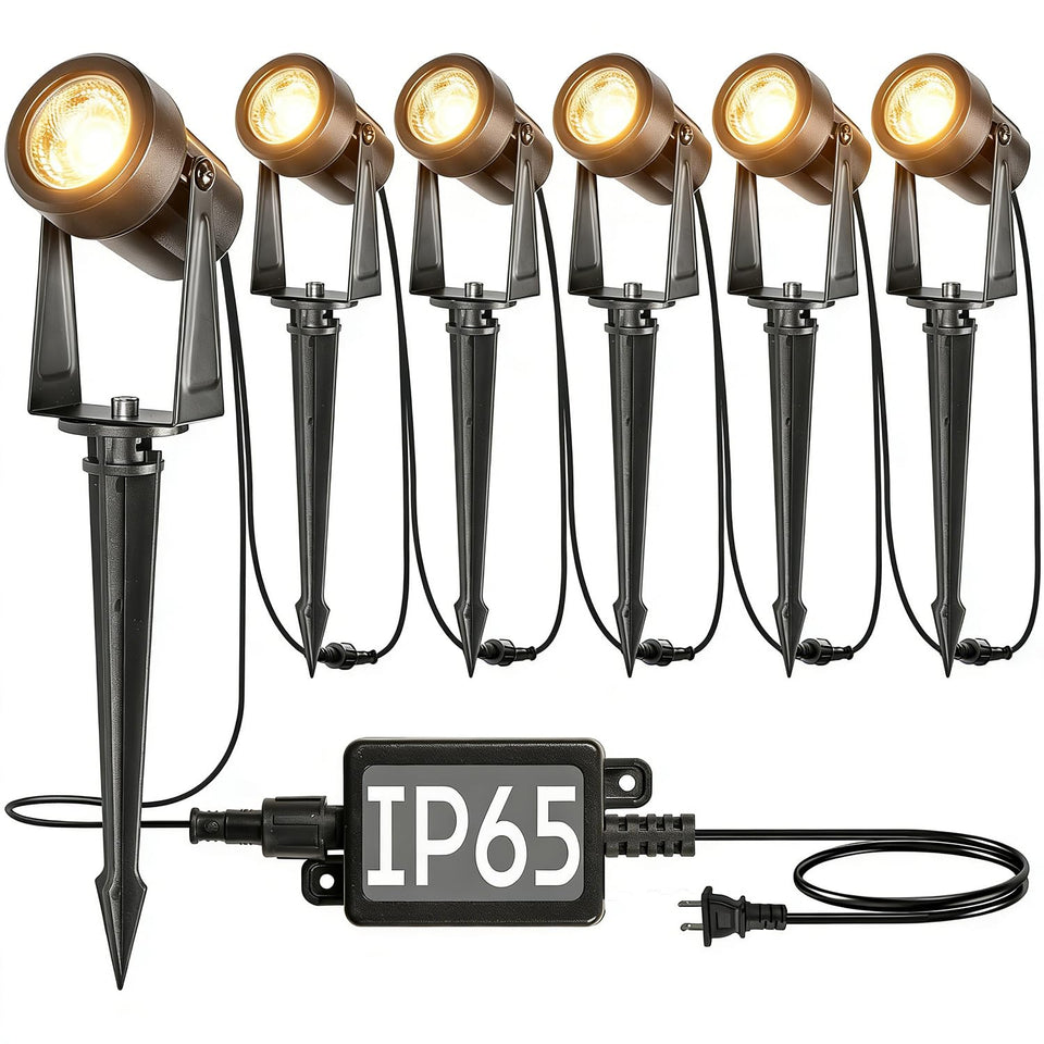 SUNTHIN outdoor spot light with adjustable head for focused garden illumination