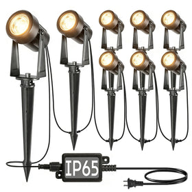 SUNTHIN outdoor spotlights kit packaging ready for easy setup