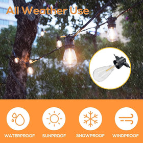 SUNTHIN shatterproof LED bulbs ideal for safe outdoor spaces.