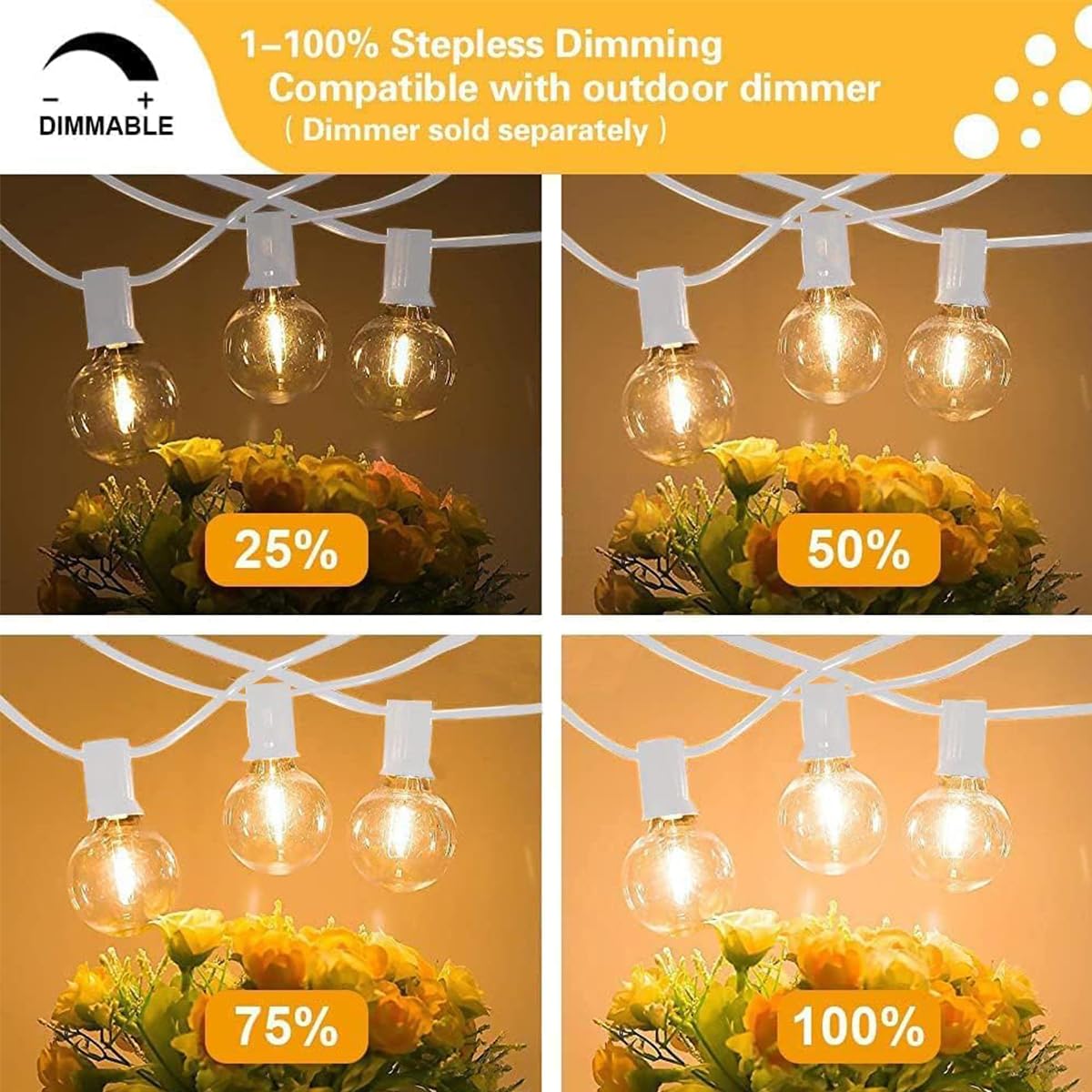 SUNTHIN waterproof lights withstand all weather for year-round outdoor spaces.