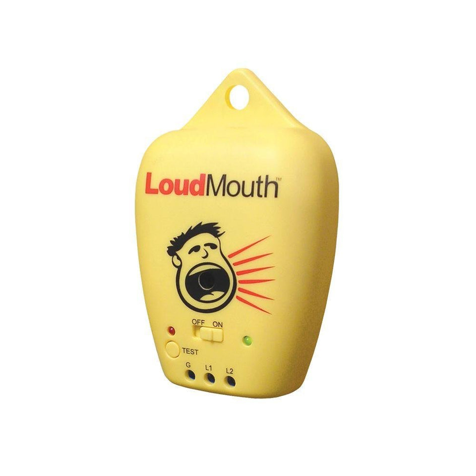 SunTouch LoudMouth Monitor front view with indicator lights for safe heating mat setup