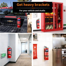 Suntree 5lb-secure-tray keeps 5 lb extinguishers stable during transport.