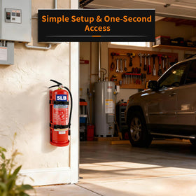 Suntree quick-release buckle on wall-mount for one-handed deployment.
