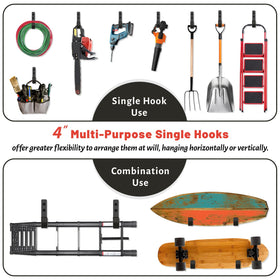 SunVFaFa heavy-duty J-hook holds 55 lbs for ladders and tools