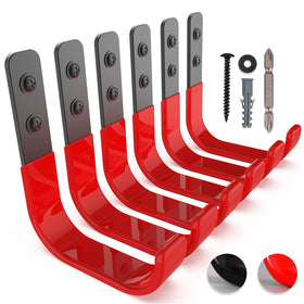 SunVFaFa 4-inch garage hook mounted for sturdy tool organization.