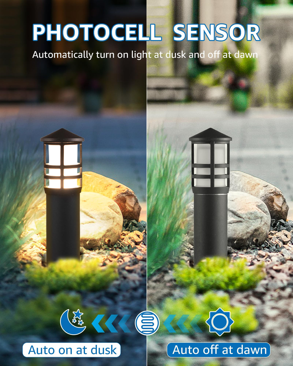 SUNVIE 100W transformer with replaceable outdoor cord enables flexible indoor installation.
