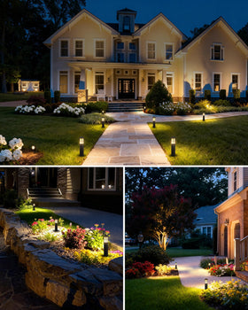 SUNVIE 3000K warm white light creates cozy outdoor ambiance