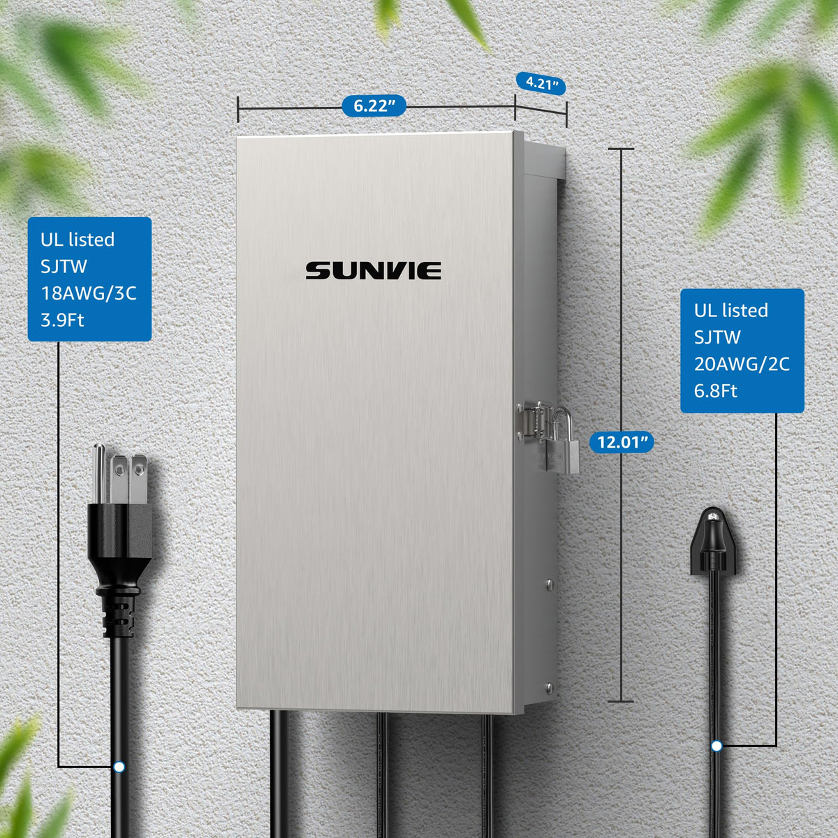 Sunvie 300W transformer outdoor installation in garden path lighting setup