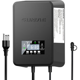 SUNVIE 300W transformer for outdoor landscape lighting setups.