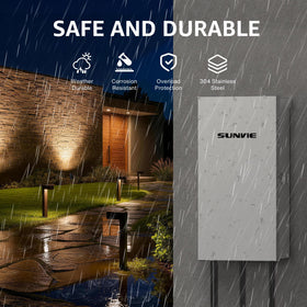 Sunvie 300W transformer stainless steel body built to last outdoors