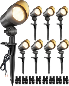 SUNVIE wall spotlight provides warm white illumination for walls and entryways