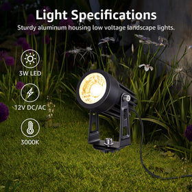 SUNVIE adjustable-head spotlight delivers precise outdoor lighting up to 90 degrees
