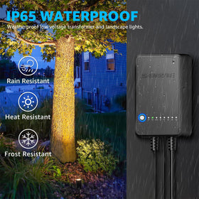 SUNVIE IP65 waterproof lights endure outdoor weather.