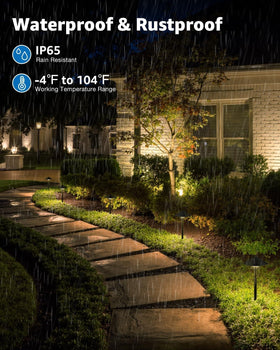 SUNVIE die-cast aluminum lights resist weather and corrosion for durability