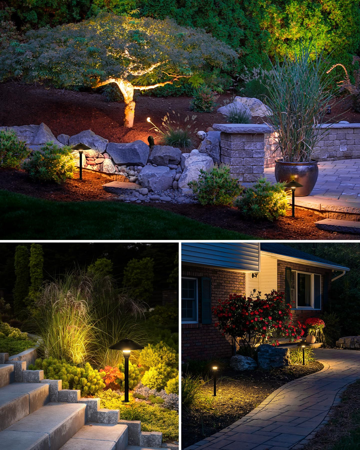 SUNVIE 100 ft wire enables flexible placement for varied landscape layouts