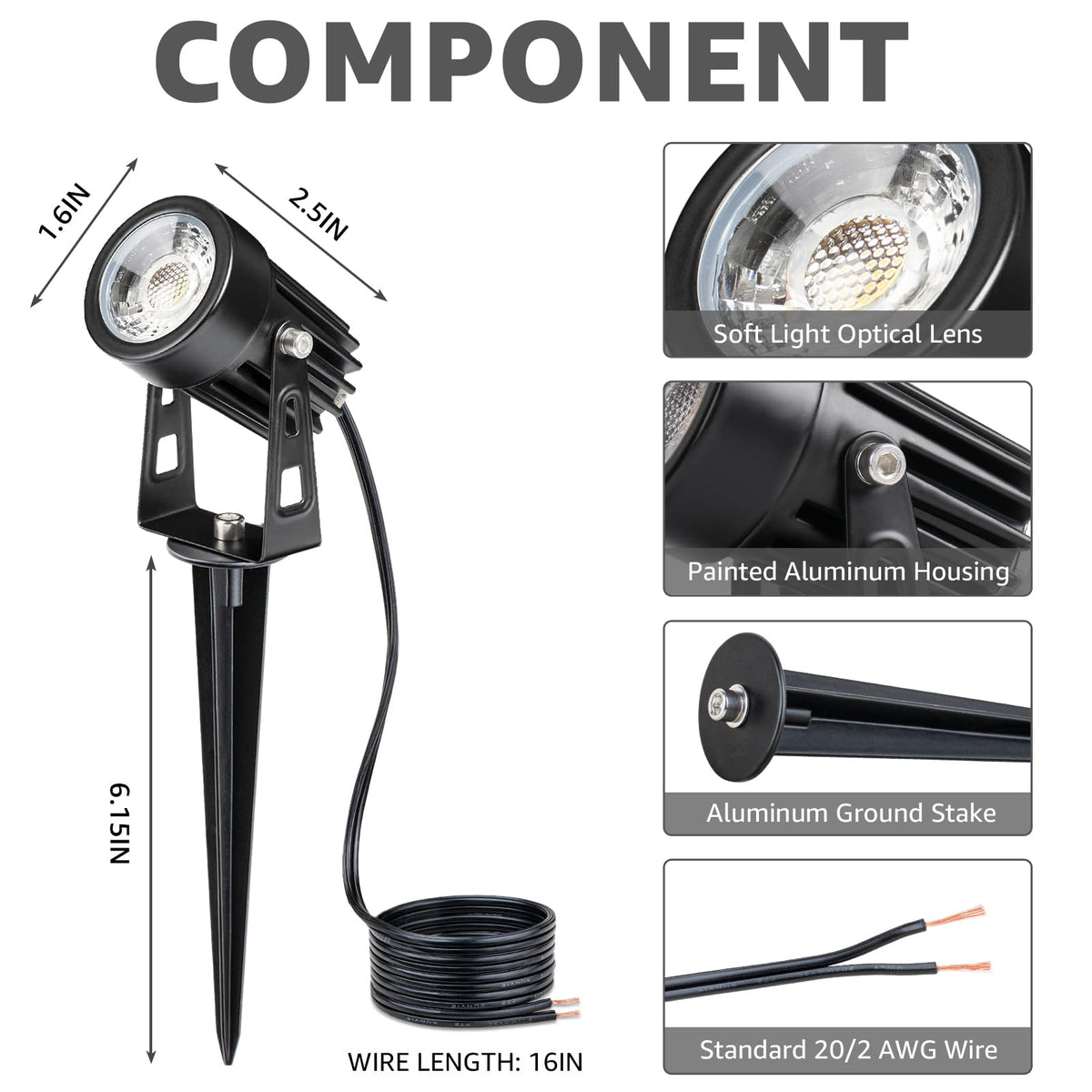 SUNVIE complete outdoor lighting kit for easy setup and ongoing support
