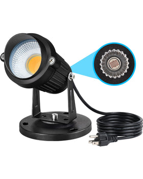 SUNVIE Dusk to Dawn spotlight with photocell sensor lights pathways automatically