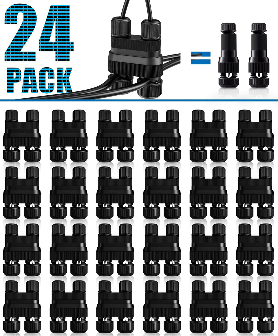 SUNVIE Fastlock2 low voltage connector for easy outdoor lighting wiring