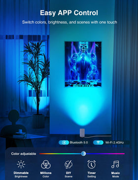 SUNVIE smart floor can light adjusts warm to cool white for any mood.