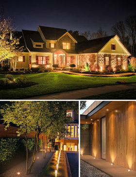 SUNVIE ground-in-ground pathway light blends discreetly with garden edges.