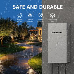 Sunvie indoor-outdoor installation capability for easy mounting in any setting.