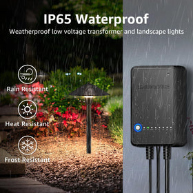 SUNVIE IP65 waterproof pathway light withstands rain and seasonal weather.