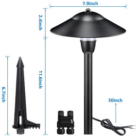 SUNVIE IP65 waterproof rating protects against rain and dust.