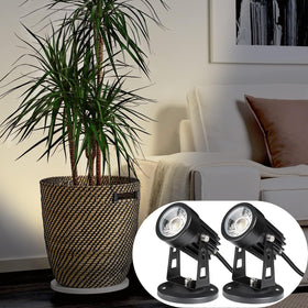 SUNVIE LED spot light plant uplight enhances greenery and color.