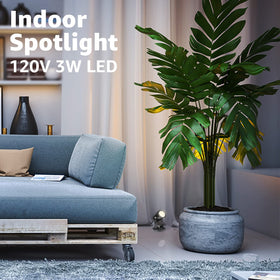SUNVIE LED spot light mounted on wall for accent decor.
