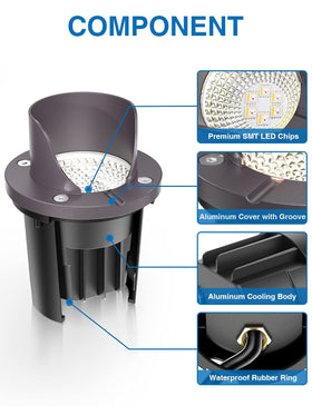 SUNVIE 12-24V low voltage landscape light compatible with common transformers