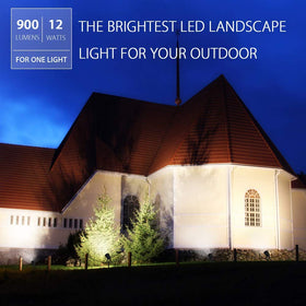 SunVIE spiked stake light securing a stable lawn placement