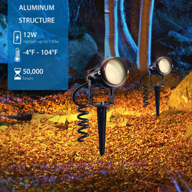 SunVIE plug-in landscape light for quick outdoor setup
