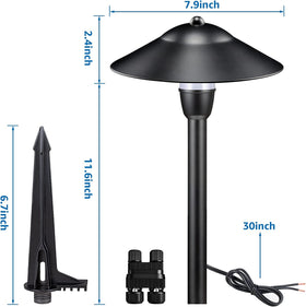 SUNVIE outdoor stake light designed for durable garden lighting.