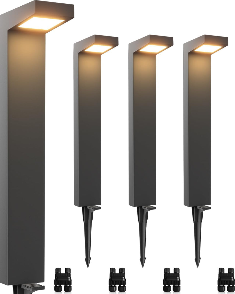 SUNVIE pathway light modern design illuminates walkways safely at night