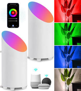 SUNVIE smart floor can light showcases RGBW color output for versatile ambience.
