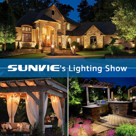 SUNVIE stable 12V/14V output keeps path and spotlights consistent.