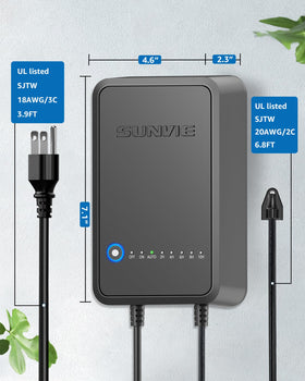 SUNVIE transformer with circuit protection for safe fixture operation.