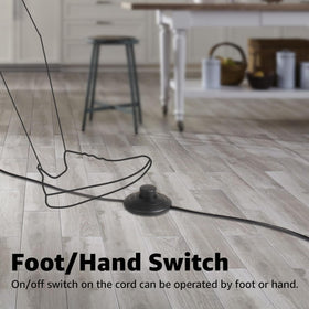 SUNVIE UL-listed foot switch enables easy hands-free control