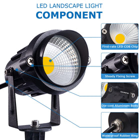 SUNVIE warm white LEDs create inviting nighttime ambiance